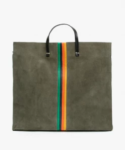 She She Boutique Clare V. Simple Tote - Army With Stripes
