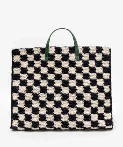She She Boutique NEW ARRIVALS Clare V. Summer Simple Tote - Crochet Checkers