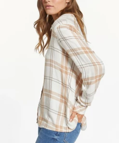 She She Boutique NEW ARRIVALS Everleigh Top - Almond/Cream