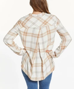 She She Boutique NEW ARRIVALS Everleigh Top - Almond/Cream 9 She She Boutique NEW ARRIVALS Everleigh Top - Almond/Cream