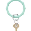 She She Boutique Big O Silicone Bamboo Key Ring - Pistachio 1 She She Boutique Big O Silicone Bamboo Key Ring - Pistachio