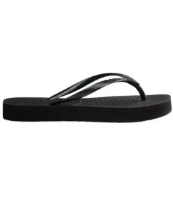 She She Boutique Havaianas Slim Flatform Flip Flops - Black