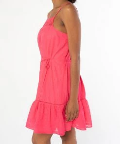 She She Boutique Tiered Mini Dress - Watermelon CLOTHING