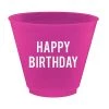 She She Boutique 9oz Reusable Wine Cup Set - Happy Birthday