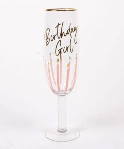 She She Boutique GIFTS Oversized Champagne Glass - Birthday Girl