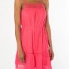 She She Boutique Tiered Mini Dress - Watermelon CLOTHING