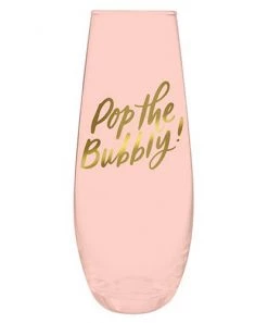 She She Boutique 11.8oz Champagne Flute - Pop The Bubbly GIFTS