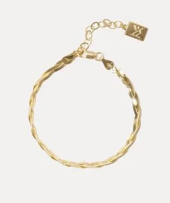 She She Boutique Miranda Frye Cameron Bracelet - Gold JEWELRY