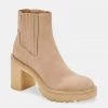 Dolce Vita Caster H20 Booties - Dune Suede SHOES