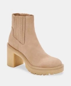 Dolce Vita Caster H20 Booties - Dune Suede SHOES