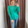 She She Boutique Boat Neck Sweater - Aqua CLOTHING