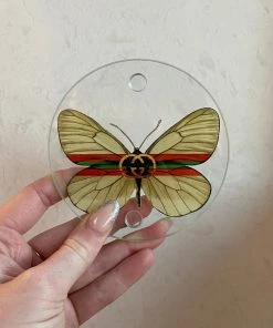 She She Boutique Set Of 4 Coasters - Butterfly