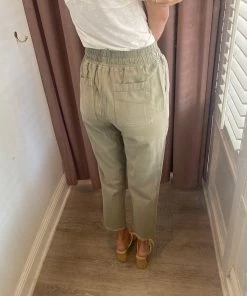 She She Boutique Tuscany Jogger Pants - Seagrass