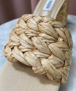 Steve Madden Laveda Raffia Heels - Natural SHOES