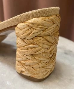 Steve Madden Laveda Raffia Heels - Natural SHOES