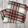 She She Boutique ACCESSORIES Plaid Scarf - White - FINAL SALE