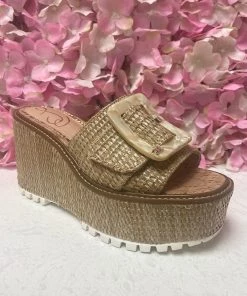 She She Boutique SHOES Sam Edelman Livi Espadrille Wedge Sandal - Natural
