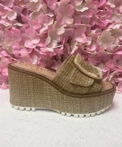 She She Boutique SHOES Sam Edelman Livi Espadrille Wedge Sandal - Natural