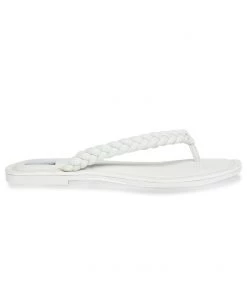She She Boutique DV By Dolce Vita Jan Braided Flip Flop - Bronze OR White SHOES