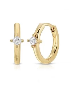 Miranda Frye Kierza Huggies - Gold JEWELRY