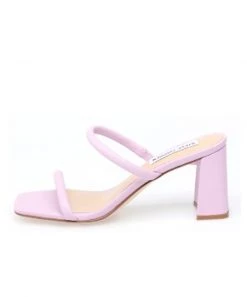 She She Boutique SHOES Steve Madden Lilah Heels - Bone Croc OR Lilac