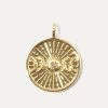 Miranda Frye Lunar Charm - Gold JEWELRY