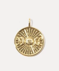 Miranda Frye Lunar Charm - Gold JEWELRY