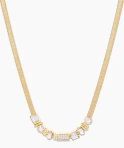 Gorjana Venice Shimmer Necklace - Gold