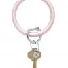 She She Boutique Pearlized Big O Key Ring - Rose GIFTS