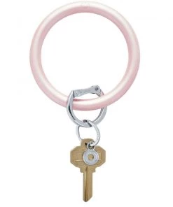 She She Boutique Pearlized Big O Key Ring - Rose GIFTS
