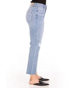 She She Boutique CLOTHING Articles Of Society Rene High-Rise Straight Jeans - Santa Rosa