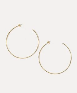 Miranda Frye Rylan Hoops - Gold