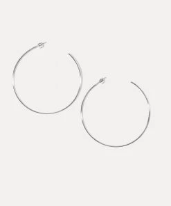 Miranda Frye Rylan Hoops - Silver
