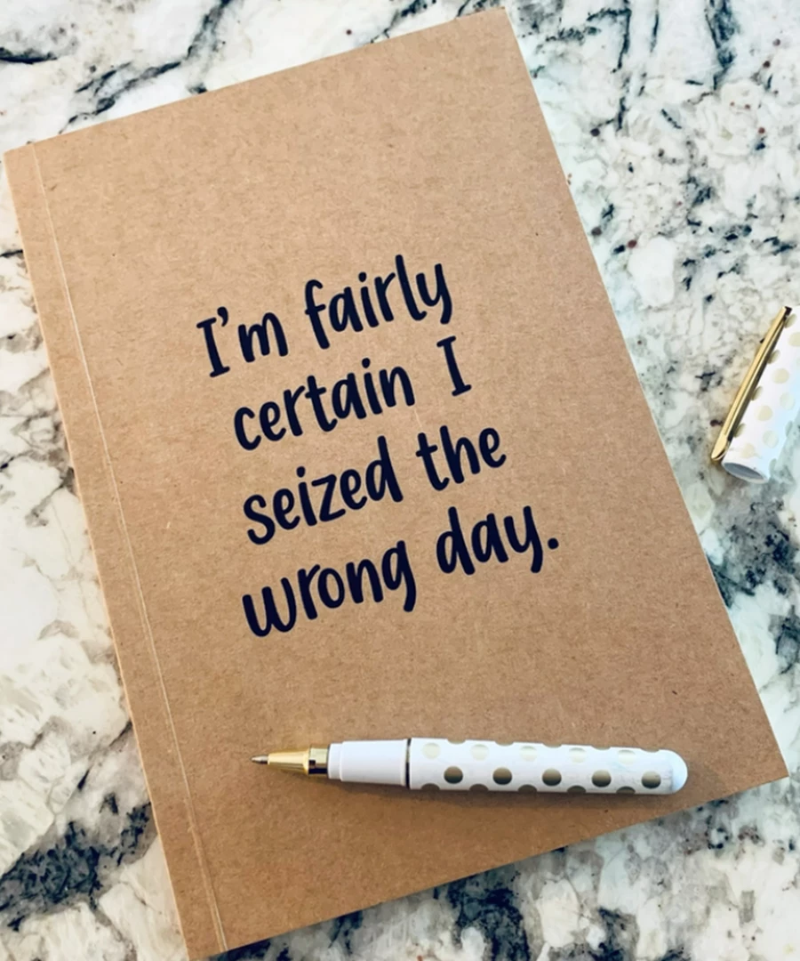 She She Boutique Kraft Lined Notebook - Wrong Day 3 She She Boutique Kraft Lined Notebook - Wrong Day