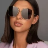 She She Boutique Freyrs Dream Girl Sunglasses - Gold/Grey
