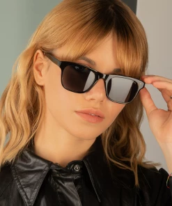 She She Boutique Freyrs Hampden Polarized Sunglasses - Black ACCESSORIES