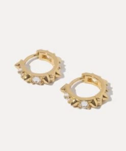 She She Boutique JEWELRY Miranda Frye Kaia Huggies - Gold