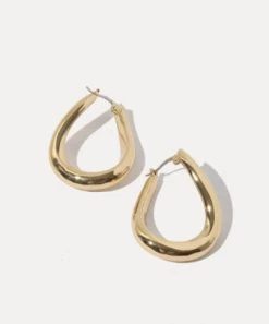 She She Boutique JEWELRY Miranda Frye Diana Hoops - Gold