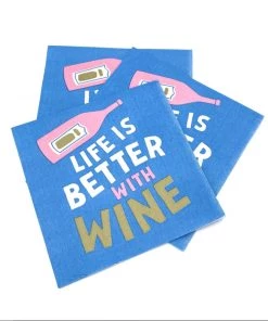 She She Boutique Life Is Better With Wine Napkins - 20 Count GIFTS