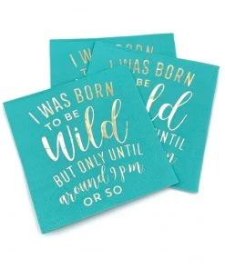 She She Boutique Born To Be Wild Napkins - 20 Count GIFTS