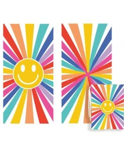 She She Boutique Quick Dry Beach Towel - Happy Face GIFTS