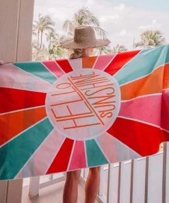 She She Boutique GIFTS Quick Dry Beach Towel - Hello Sunshine