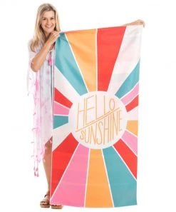 She She Boutique GIFTS Quick Dry Beach Towel - Hello Sunshine