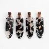 She She Boutique ACCESSORIES Creaseless 4 Piece Hair Clip Set - Black Terrazzo 2 She She Boutique ACCESSORIES Creaseless 4 Piece Hair Clip Set - Black Terrazzo