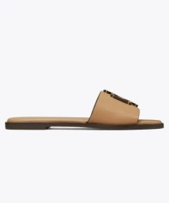 Tory Burch Ines Slide - Almond Flour SHOES