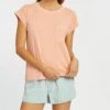 She She Boutique CLOTHING Marlene Top - Coral OR Antique White
