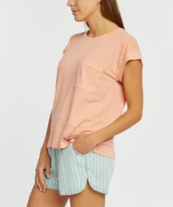 She She Boutique CLOTHING Marlene Top - Coral OR Antique White