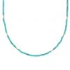 She She Boutique JEWELRY Kris Nations Petite Gemstone Heishi Necklace - Turquoise