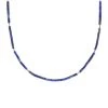 She She Boutique Kris Nations Petite Gemstone Heishi Necklace - Lapis