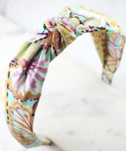 She She Boutique Printed Headband - Mint ACCESSORIES